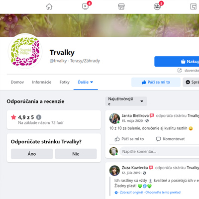 Recenzie - Slovenské trvalky.sk Recenzie - Slovenské trvalky.sk